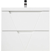 Тумба с раковиной BelBagno Vittoria VITTORIA-700-2C-SO-BL-P 70 Bianco Lucido