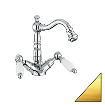 Смеситель Emmevi Deco Ceramic 121614OR для биде, золото