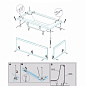 Комплект креплений Cezares CZR-SCR-FIX-KIT для 2-х панелей