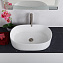 Раковина накладная BelBagno BB1048 35x55x14 белый - фото 3