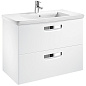 Тумба под раковину Roca Gap ZRU9302732 80 см, белая