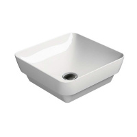 Раковина GSI Pura 885011 38х38 белый