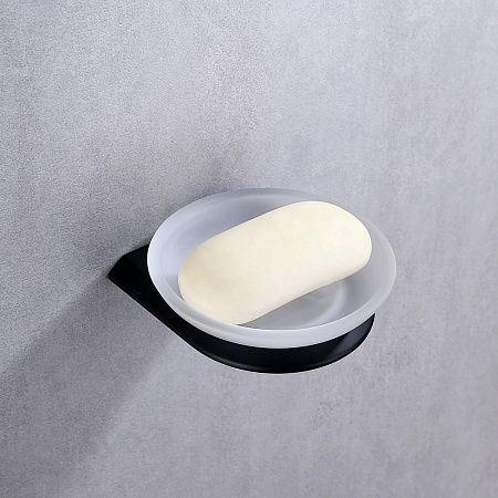 Мыльница ABBER Nord AA1558B черный матовый