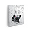 Термостат Hansgrohe ShowerSelect 15763670 для душа, черный матовый - фото 3