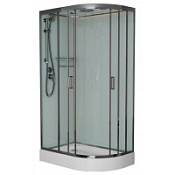 Душевая кабина Frank F412L М Brilliant 120x80 стекло матовое, хром