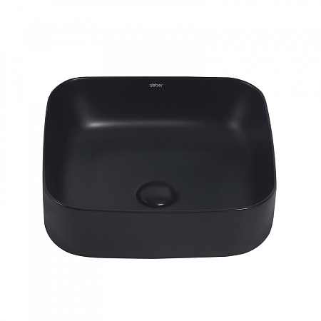 Раковина накладная ABBER Rechteck AC2211MB черный матовый