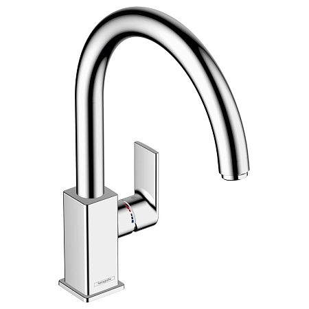 Смеситель Hansgrohe Vernis Shape 71871000 для кухонной мойки, хром