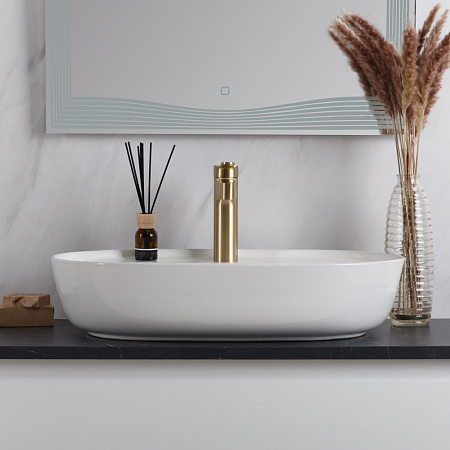 Раковина накладная BelBagno BB1346 61.5x41x14 белый