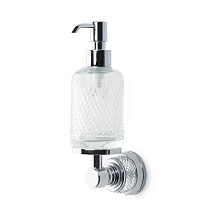 Дозатор для жидкого мыла Boheme Aura 10247-CR подвесной, хром