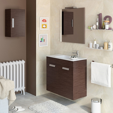 Тумба с раковиной Roca Debba 50 см, 2 дверки, белая