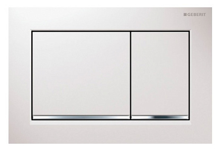 Кнопка смыва Geberit Omega 30 115.080.KJ.1 хром, белый