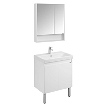 Мебель для ванной Aquaton Сканди 1A278901SD010 70 с дверками, белый/белый матовый Мебель для ванной Aquaton Сканди 1A278901SD010 70 с дверками, белый/белый матовый