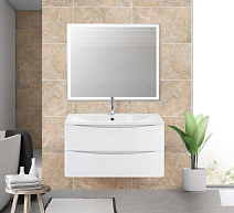 Мебель для ванной BelBagno Acqua ACQUA-1000-2C-SO-BL 100 подвесная, Bianco Lucido
