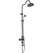 Душевая стойка Aquatek Классик AQ2543MB черный матовый