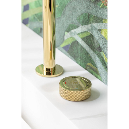 Смеситель Boheme Tech 158-G для раковины, автоматический, золото