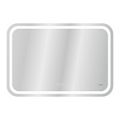 Зеркало Cersanit Design Pro KN-LU-LED050*80-p-Os 80*55 с подсветкой и часами Зеркало Cersanit Design Pro KN-LU-LED050*80-p-Os 80*55 с подсветкой и часами