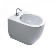 Биде напольное Kerasan Flo 312201*1 с 1 отверстием под смеситель