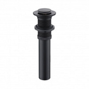 Донный клапан Bravat P6443BW-ENG для раковины, черный Донный клапан Bravat P6443BW-ENG для раковины, черный