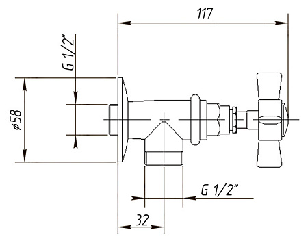 Вентиль Migliore Princeton 19363