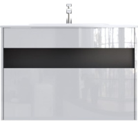 Тумба с раковиной Am.Pm Func M8FFUX1001WG 100 белый глянец