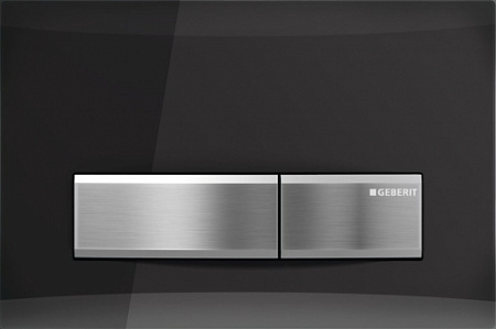 Кнопка смыва Geberit Sigma 50 115.788.SD.5 зеркальное дымчатое стекло