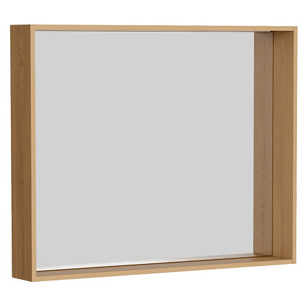 Зеркало Aqwella Basic BAS0210DZ 100х80 дуб золотой