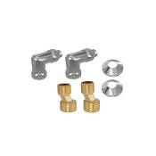 Комплект подключения с круглыми вентилями Aquatek AQ 3020CH хром