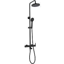 Душевая стойка с термостатическим смесителем beWash BV1MMSS6612 черный Душевая стойка с термостатическим смесителем beWash BV1MMSS6612 черный