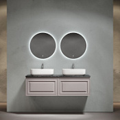 Мебель для ванной со столешницей Sancos Very 140 VR70SM+TT140A1X Doha Soft/Black Sky