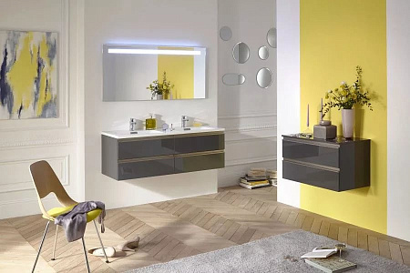 Раковина Jacob Delafon Vox EB2100-DD2 140х46 серая