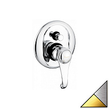Смеситель Emmevi Tiffany 6019CO для душа, хром/золото Смеситель Emmevi Tiffany 6019CO для душа, хром/золото