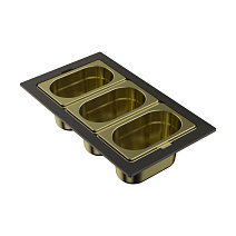 Контейнер Omoikiri DC-04-3-LG светлое золото Контейнер Omoikiri DC-04-3-LG светлое золото