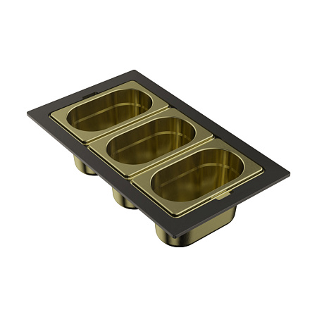 Контейнер Omoikiri DC-04-3-LG светлое золото