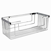 Полка WasserKRAFT K-711 металлическая, прямая, хром Полка WasserKRAFT K-711 металлическая, прямая, хром