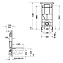 Система инсталляции Duravit DuraSystem WD1011000000 для подвесного унитаза - фото 2