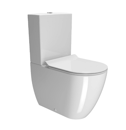 Унитаз-компакт GSI Pura 880611 белый глянцевый