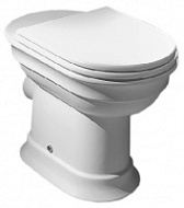 Чаша для унитаза приставного Hatria Dolcevita YXXP01 горизонтальный выпуск