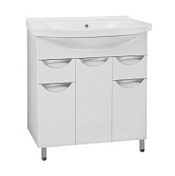 Тумба под раковину Style Line Жасмин 80 2 ящика, белый