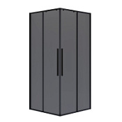 Душевой уголок Niagara Nova NG-2824-34BLACK 100x100x195 стекло тонированное/профиль черный матовый