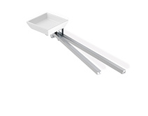 Полотенцедержатель Stil Haus Urania U18(08-BI) хром/белый