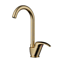 Смеситель Omoikiri Umi-AB 4994262 для кухонной мойки, античная латунь