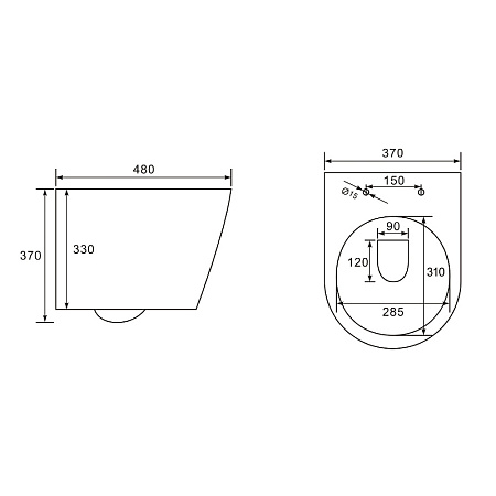 Унитаз подвесной beWash Aldo BKWHR401480 с системой микролифт, белый матовый