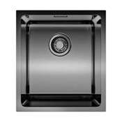 Кухонная мойка Omoikiri Tadzava 39-U-GM 39х44 вороненая сталь