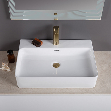 Раковина накладная BelBagno BB1338 42x60.5x13.5 белый