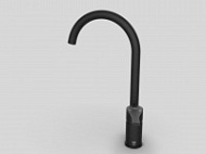 Смеситель GPD Atros MTE65-SG для кухонной мойки, черный