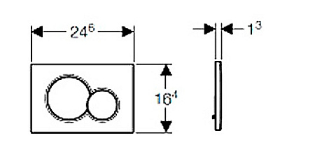 Кнопка смыва Geberit Sigma 01 115.770.10.5 бежевый «Вahama»