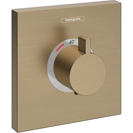 Термостат Hansgrohe ShowerSelect 15760140 для душа, шлифованная бронза