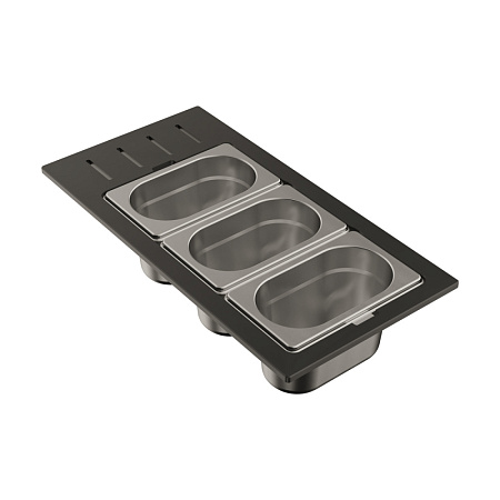 Контейнер Omoikiri DC-02-3-IN нержавеющая сталь