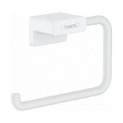 Держатель туалетной бумаги Hansgrohe AddStoris 41771700 без крышки, белый матовый