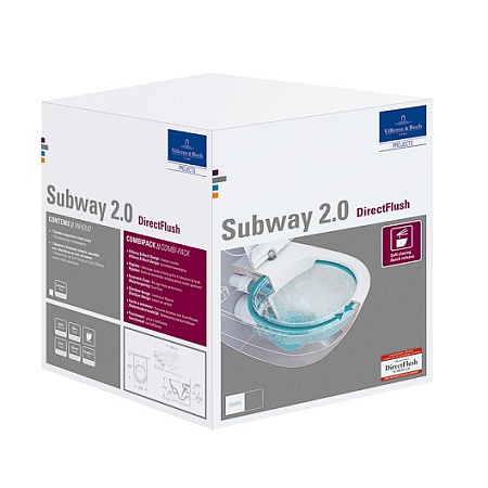 Унитаз подвесной Villeroy & Boch Subway 2.0 5614R201 альпийский белый